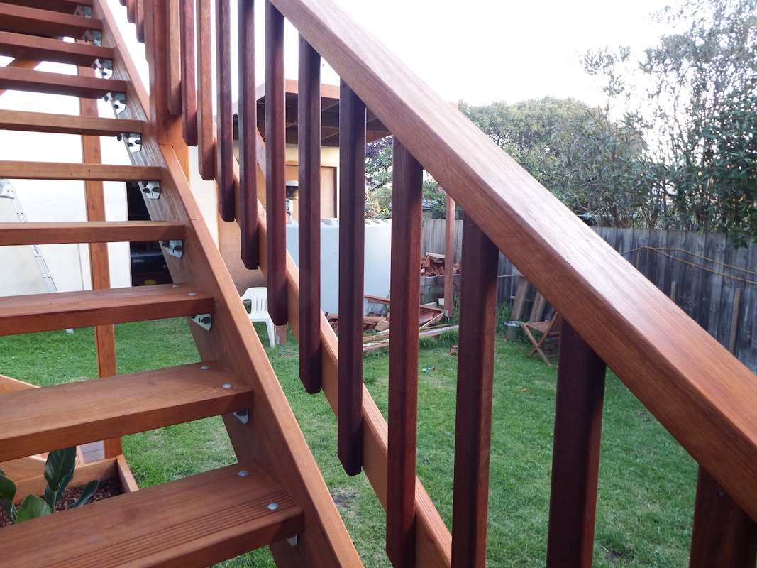 Prefab timber stairs
