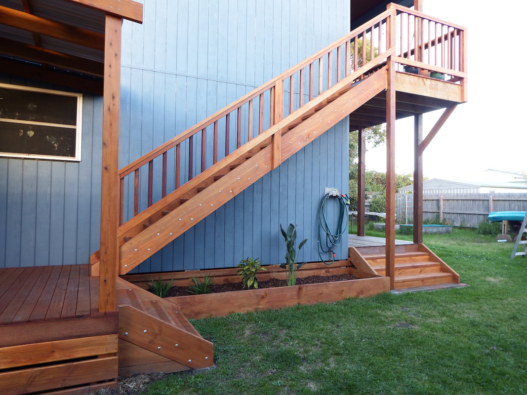 Prefab timber stairs