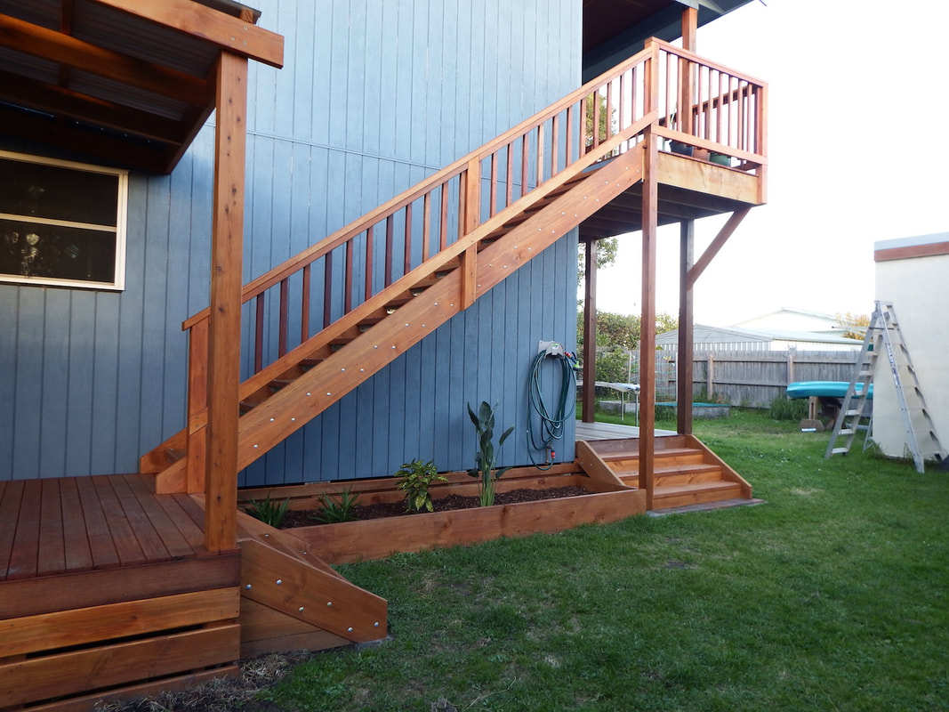 Prefab timber stairs
