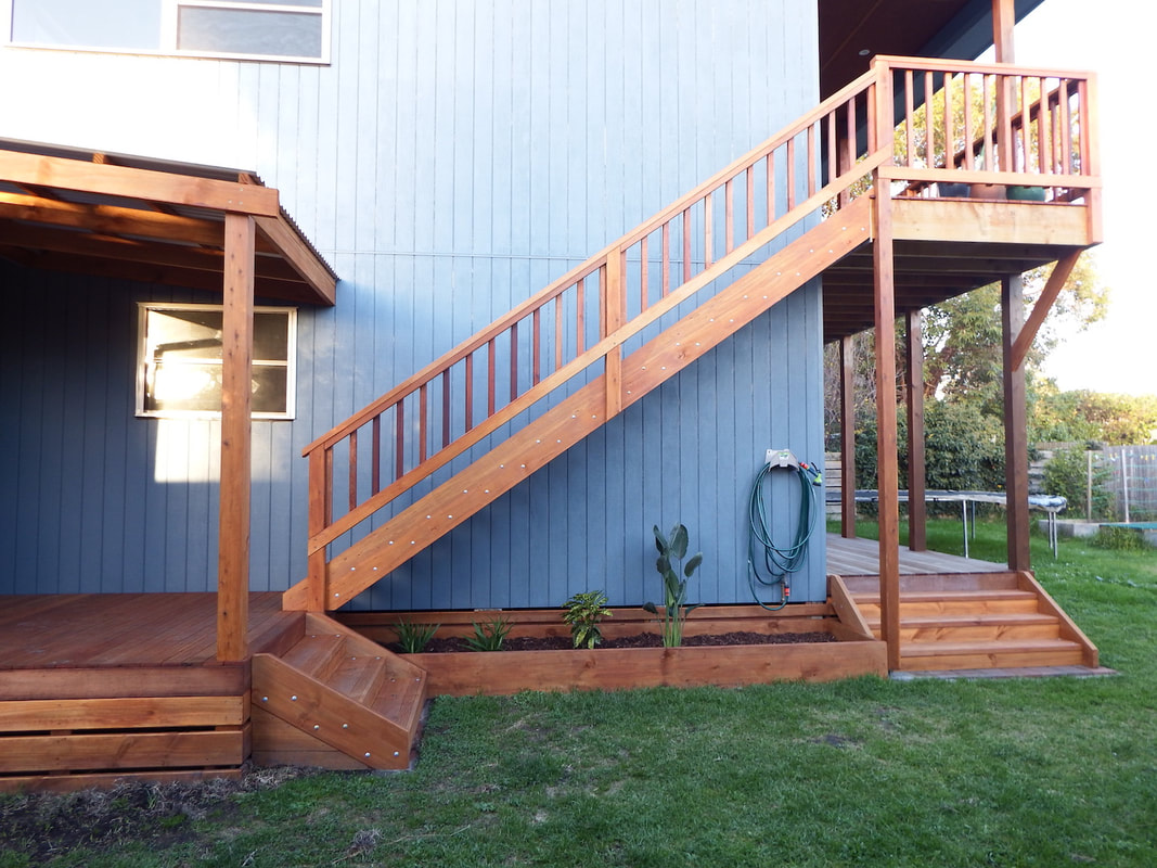 Prefab timber stairs