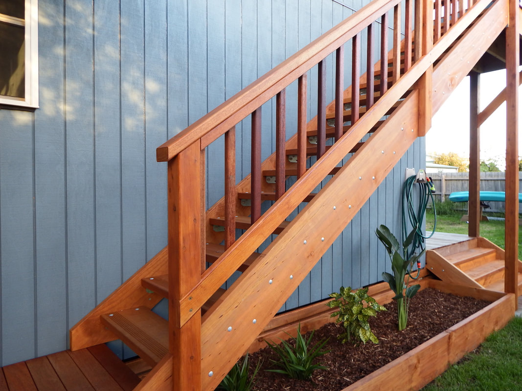 Prefab timber stairs