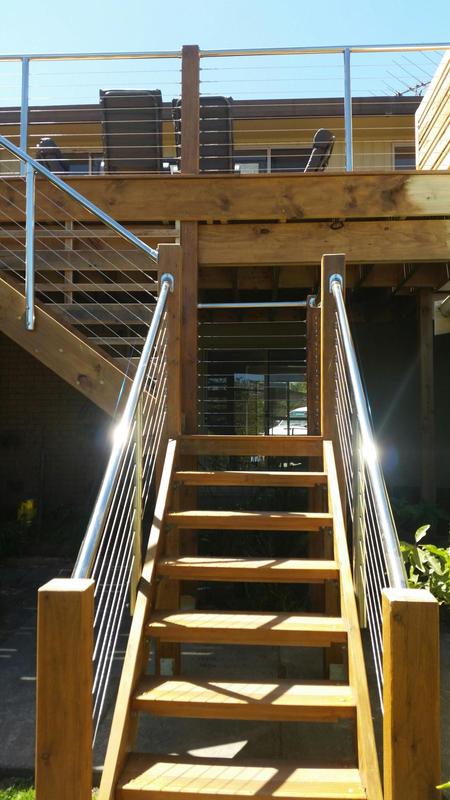 Prefab timber stairs