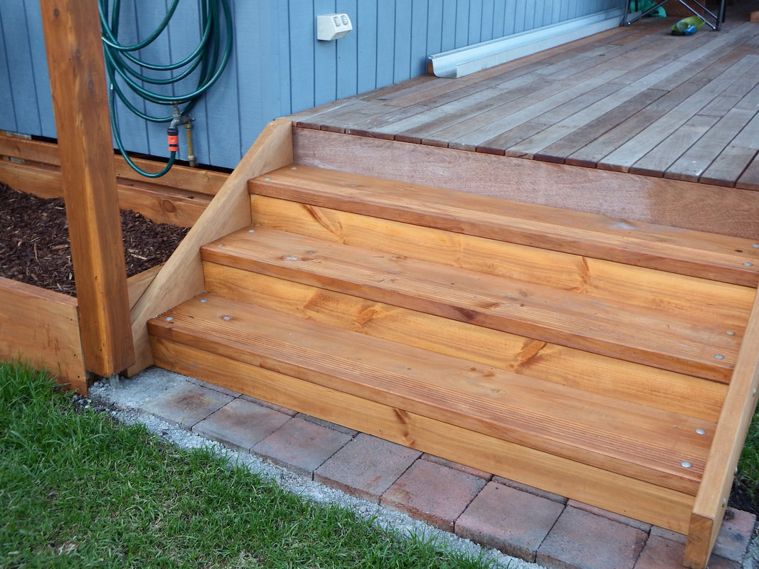 Prefab timber stairs