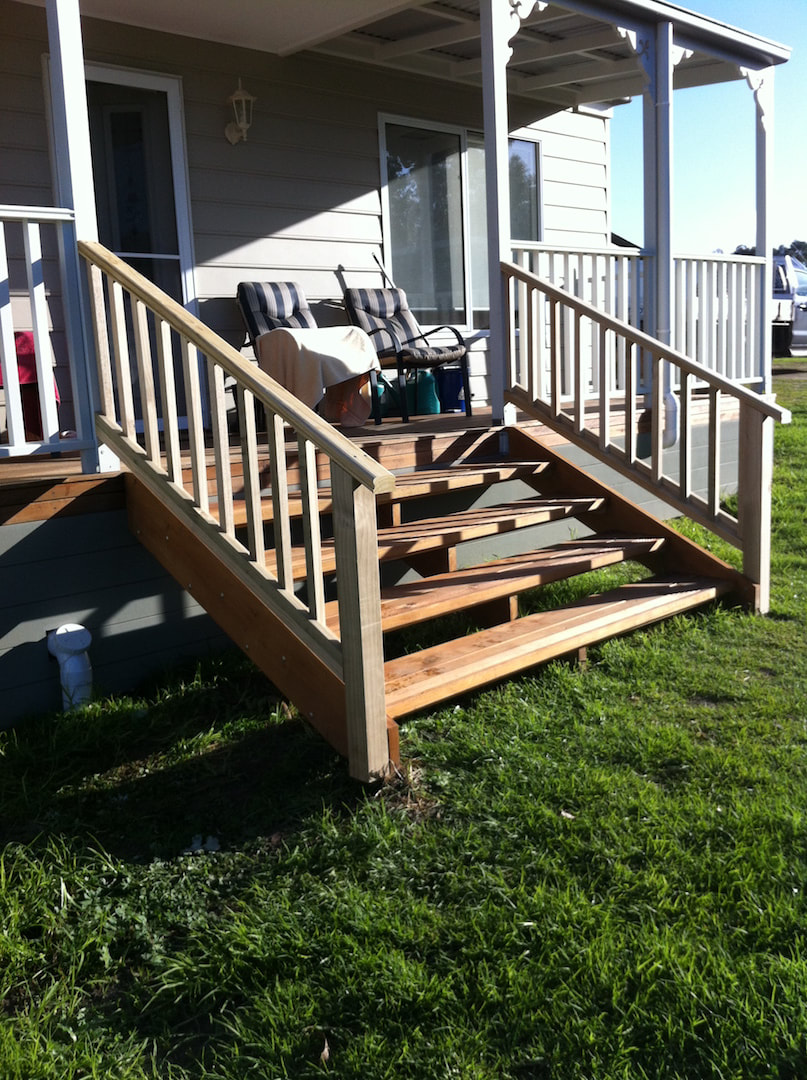 Prefab timber stairs