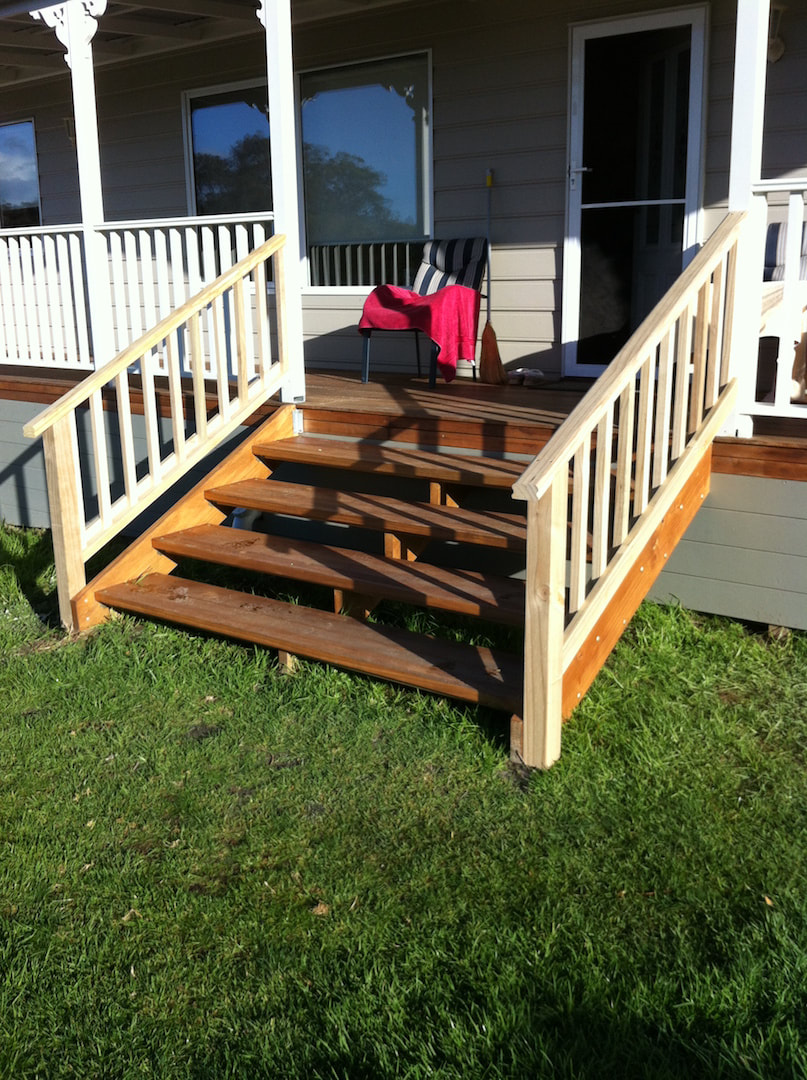 Prefab timber stairs