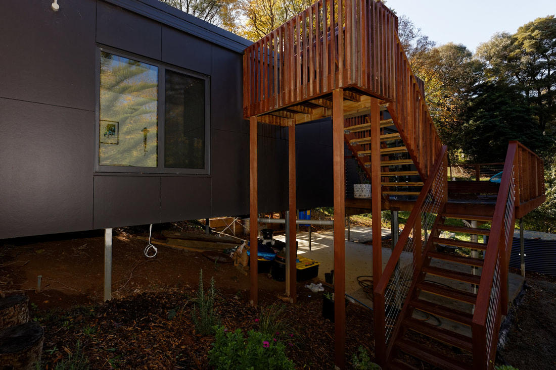 Prefab timber stairs