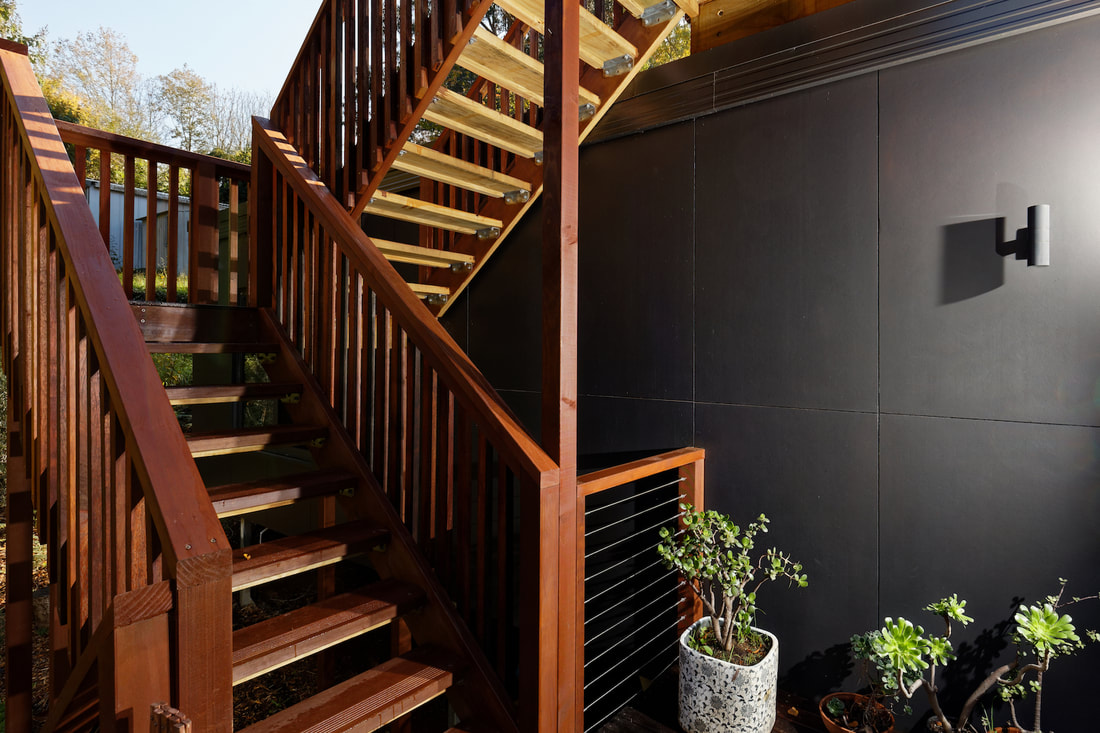 Prefab timber stairs