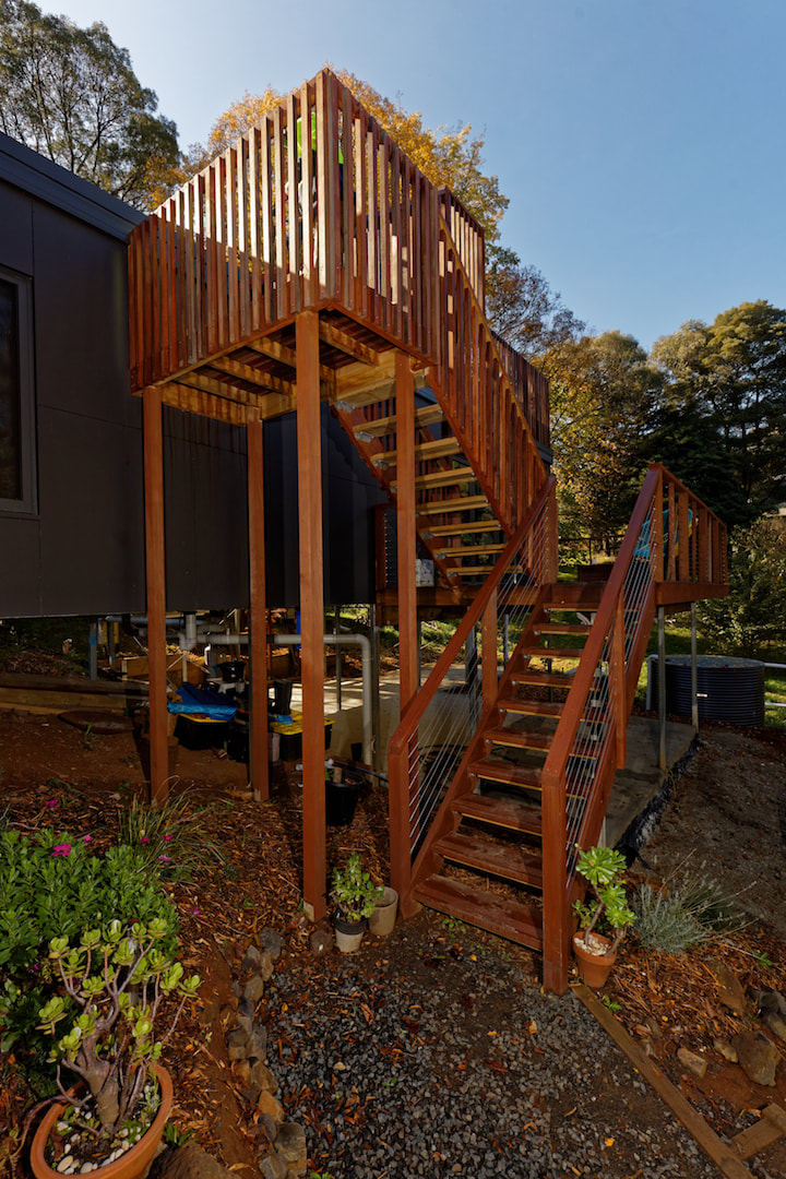 Prefab timber stairs