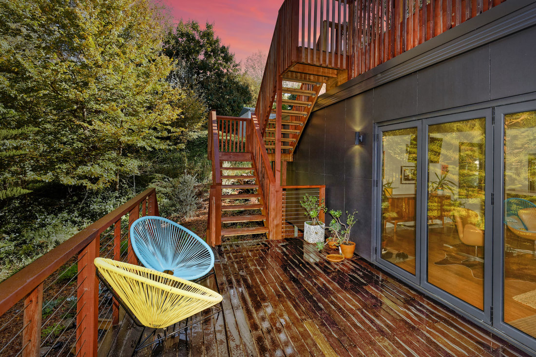 Prefab timber stairs