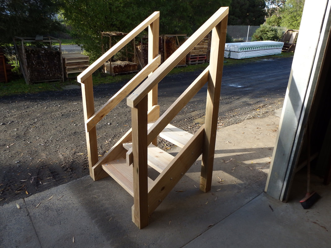 Prefab timber stairs