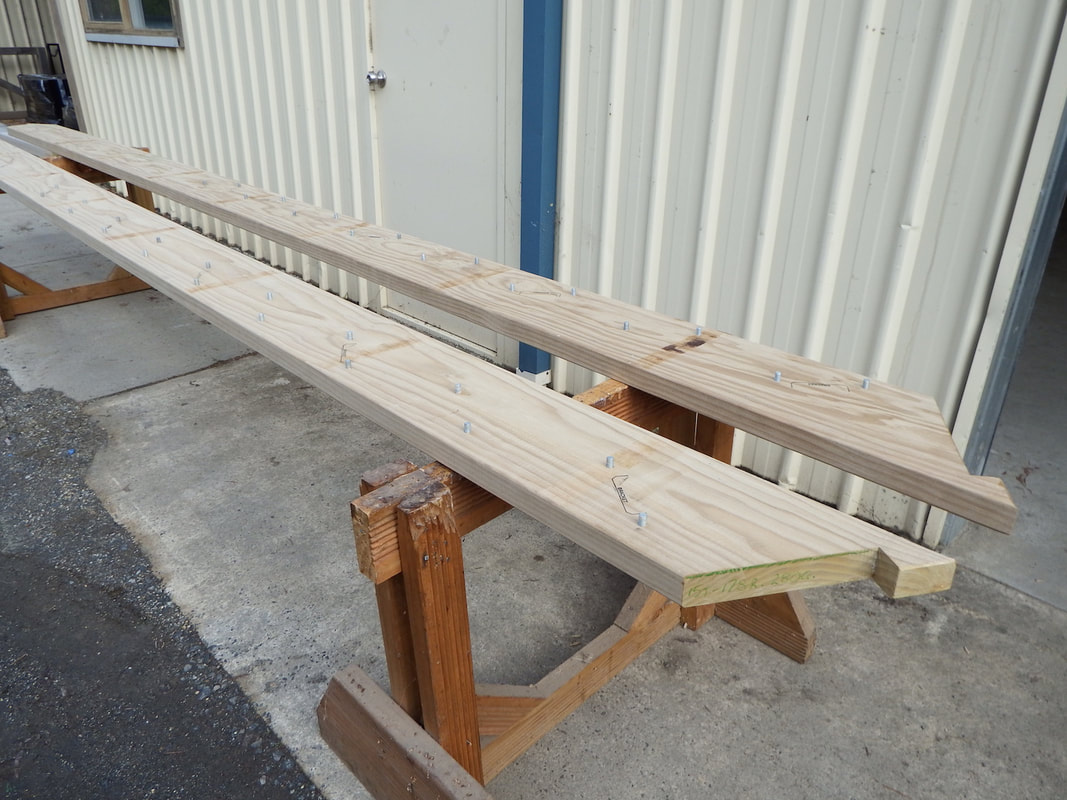 Prefab timber stairs