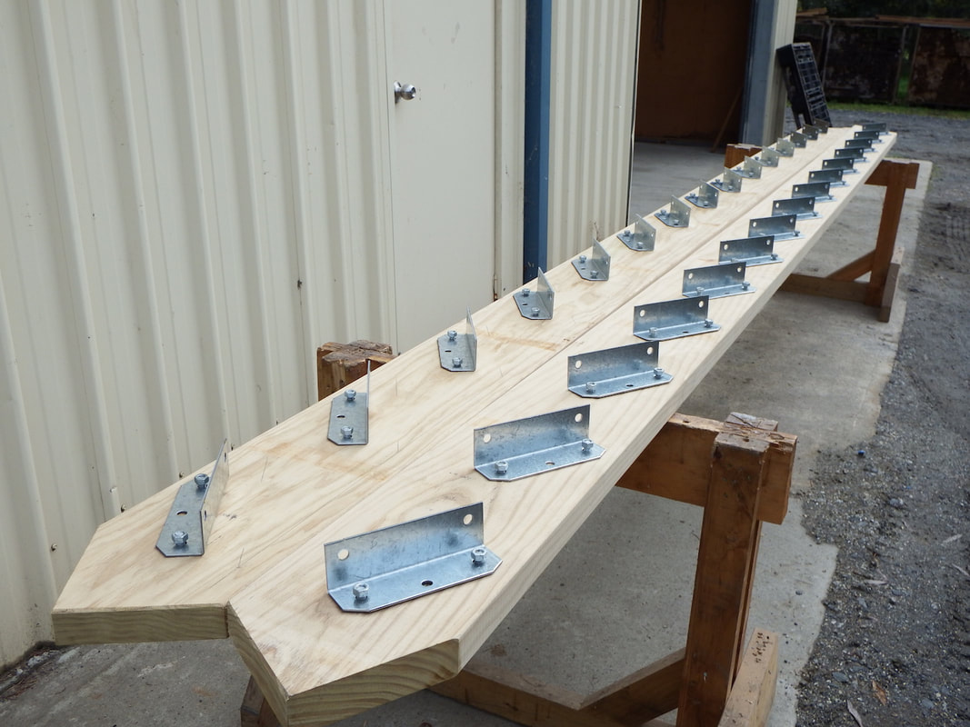 Prefab timber stairs