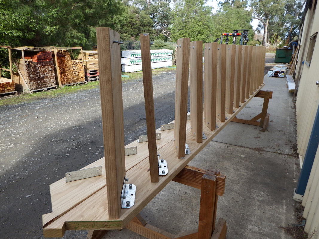 Prefab timber stairs