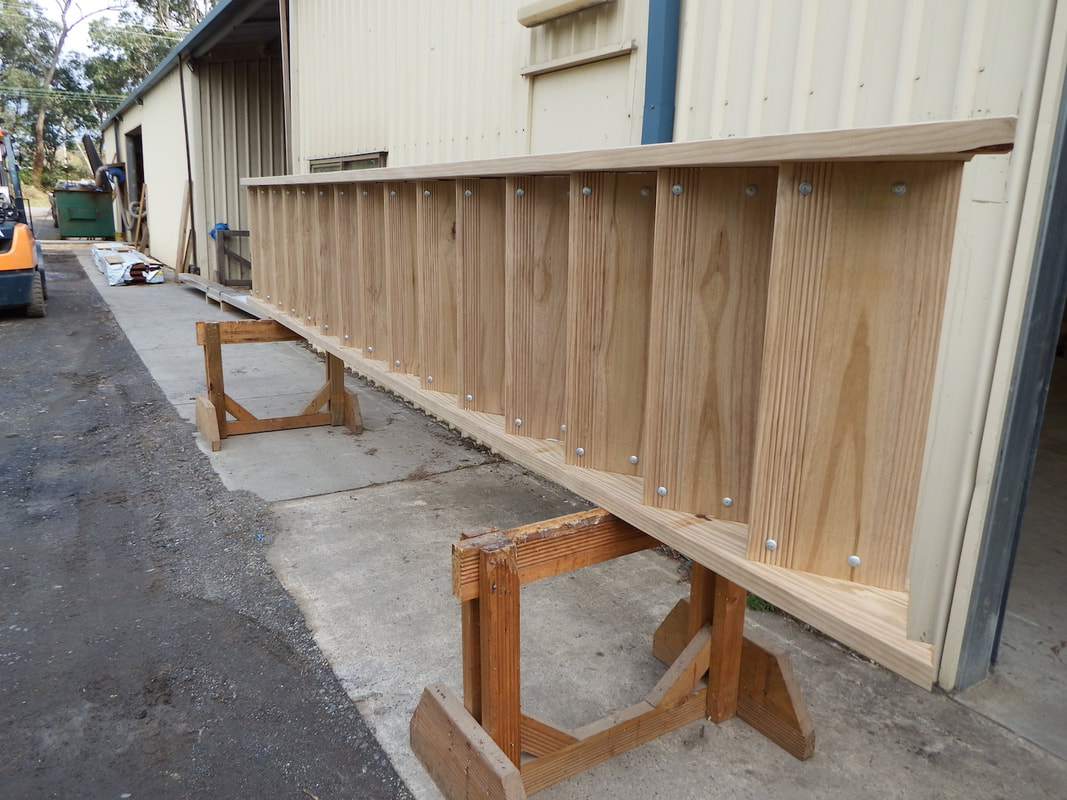 Prefab timber stairs