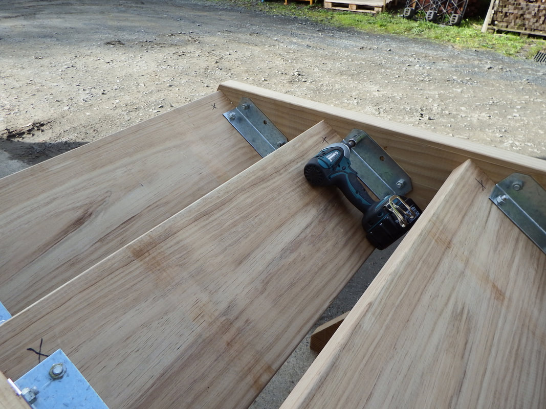 Prefab timber stairs