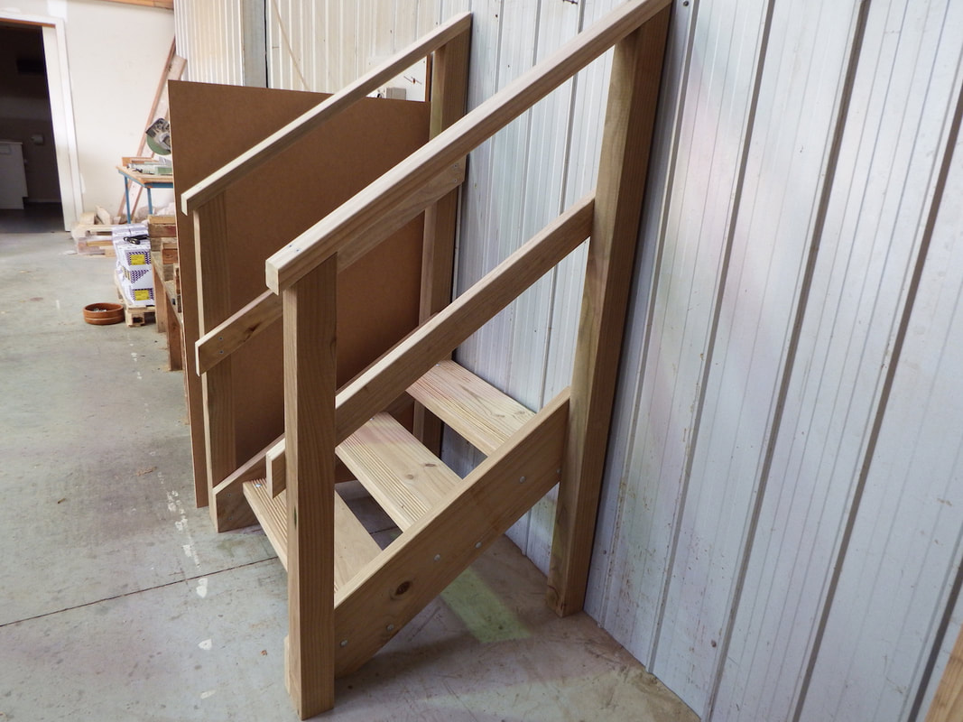 Prefab timber stairs