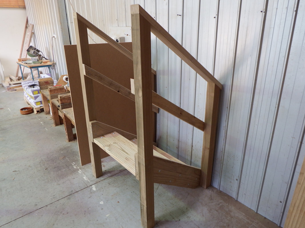 Prefab timber stairs