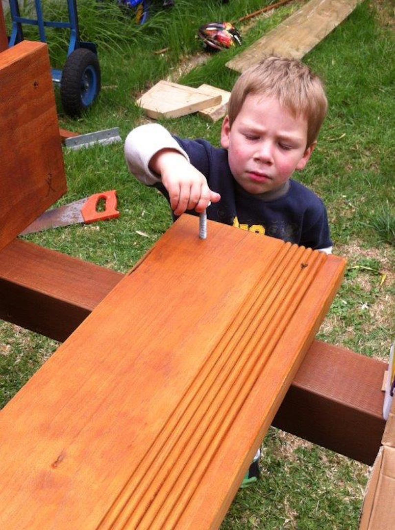 Prefab timber stairs
