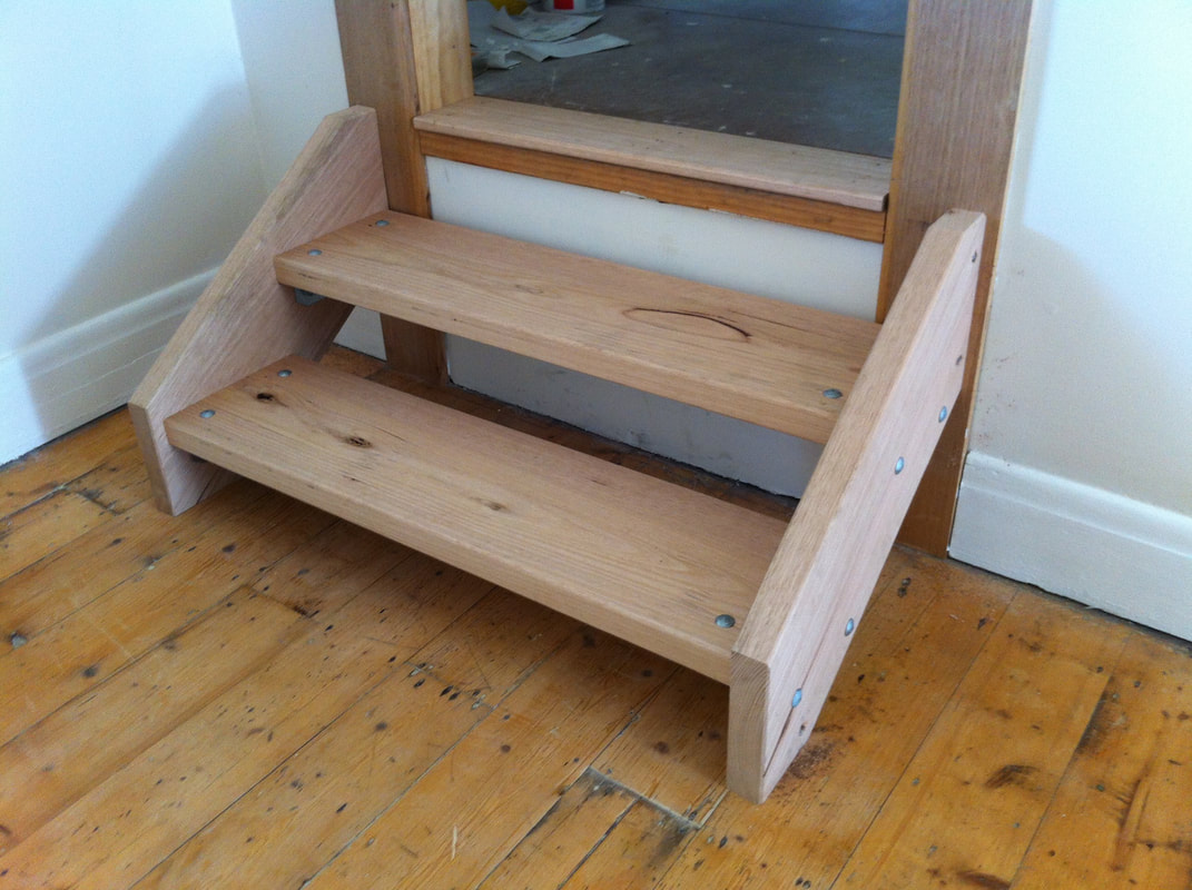 Prefab timber stairs