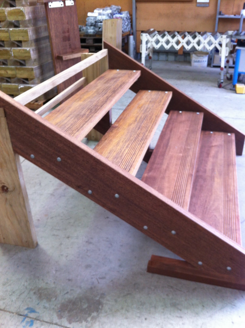 Prefab timber stairs
