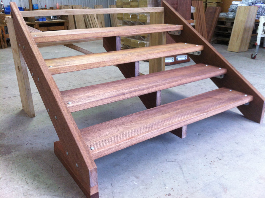 Prefab timber stairs