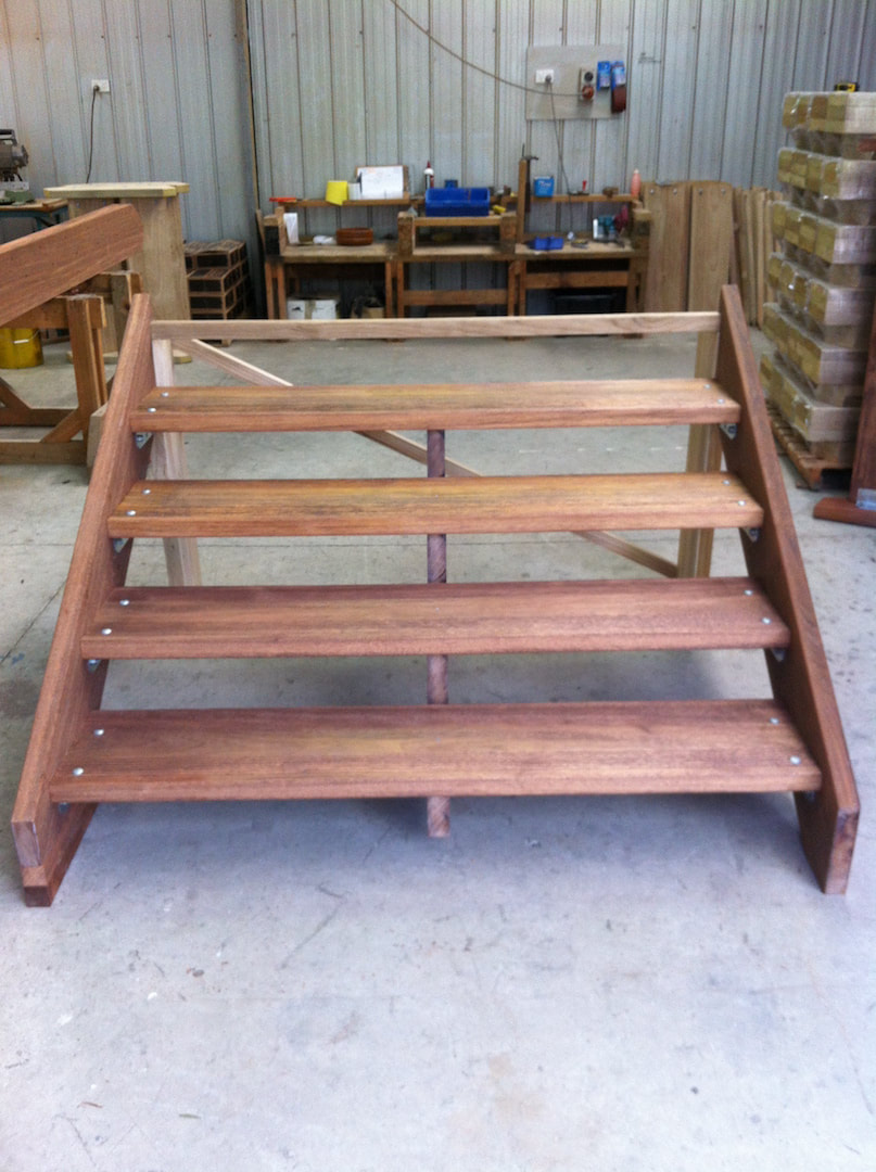 Prefab timber stairs