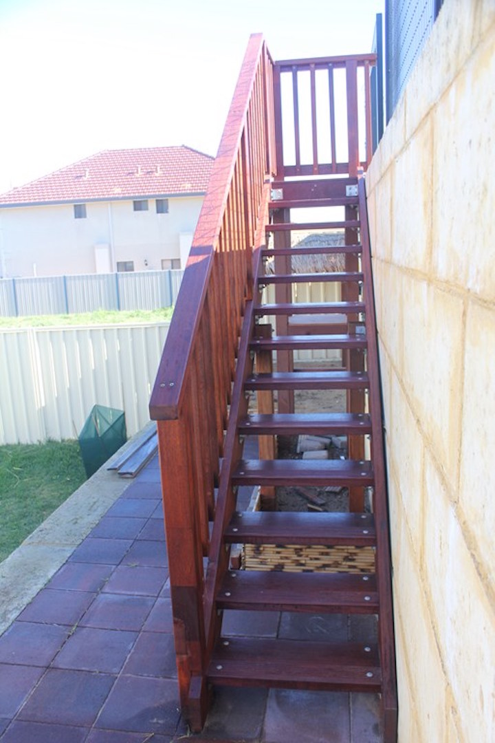 Prefab timber stairs