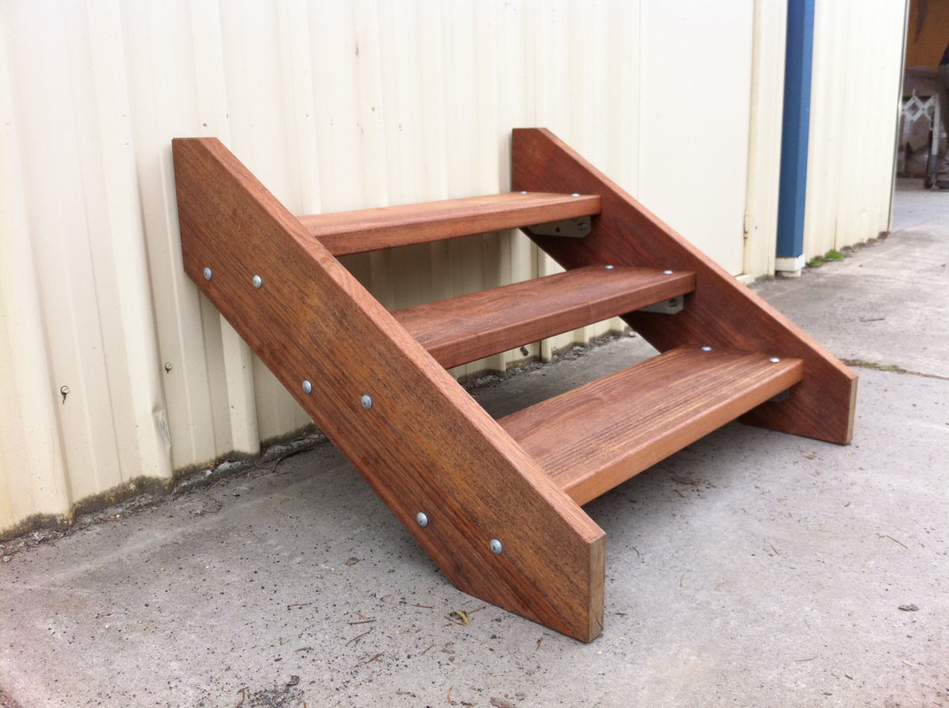 Prefab timber stairs