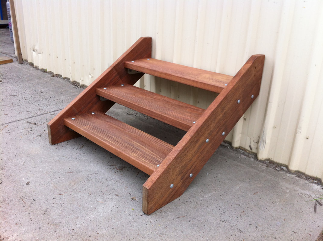 Prefab timber stairs